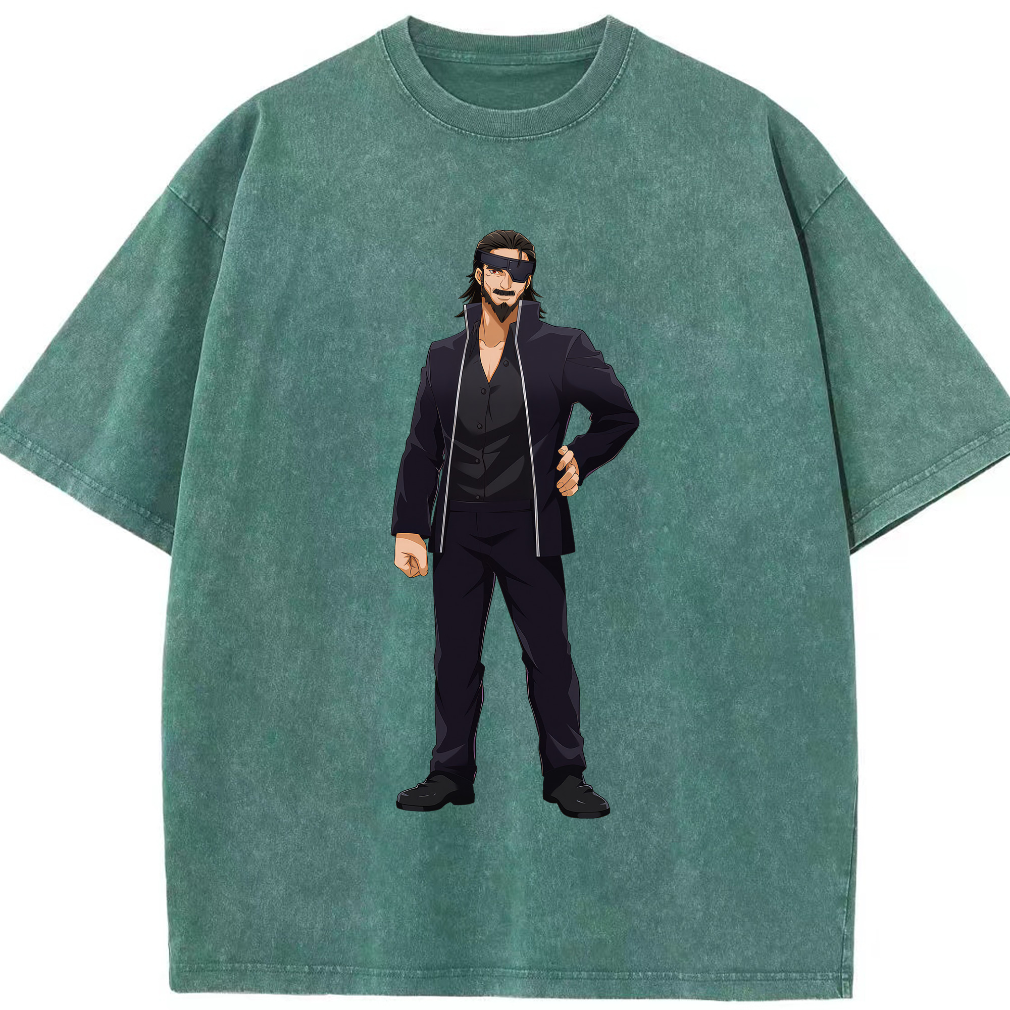 （画像用） 呪術廻戦 Jujutsu Kaisen 綿100% ヴィンテージ風 半袖Tシャツ（フロントプリント）
